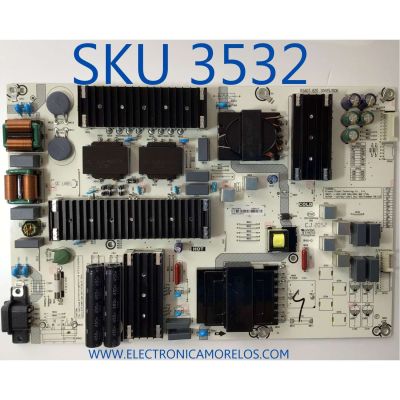 FUENTE DE PODER PARA TV HISENSE / NUMERO DE PARTE 285064 / RSAG7.820.10689/ROH / CQC13134095636 / PANEL HD750Y1U71-TAL2\S0\GM\ROH / MODELO 75A6G